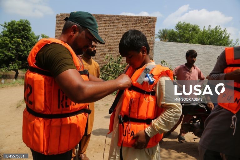 Paquistão: Cheias das monções no Punjab