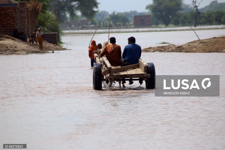 Paquistão: Cheias das monções no Punjab