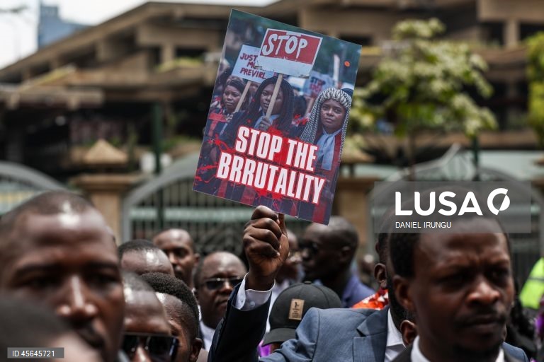 Quénia: Manifestação de advogados em Nairobi