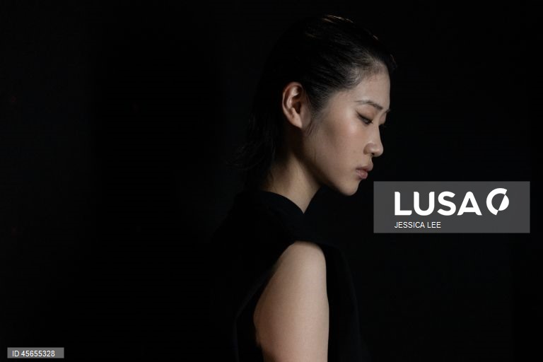 Bastidores da Semana da Moda da China 2025, em Pequim, China. O evento decorre de 5 a 14 de setembro de 2025. 