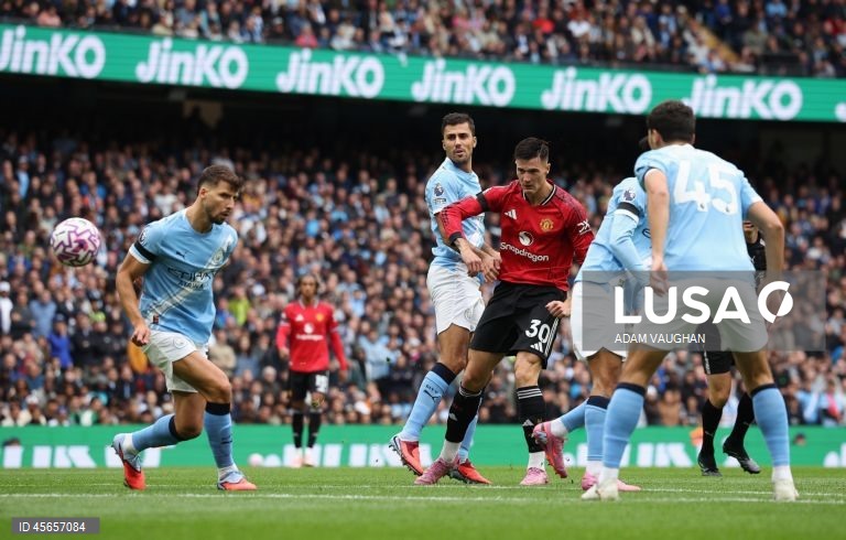 Futebol: Liga inglesa - Manchester City vs Manchester United