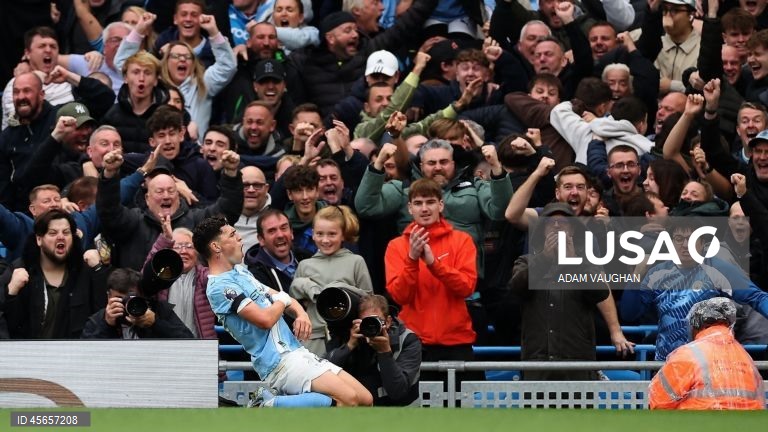 Futebol: Liga inglesa - Manchester City vs Manchester United
