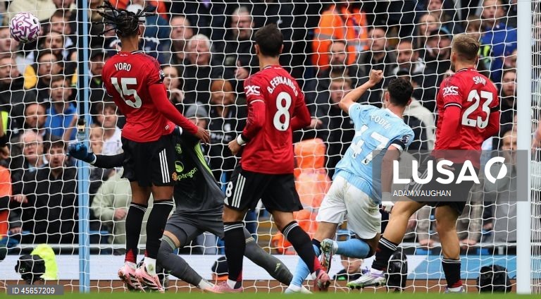 Futebol: Liga inglesa - Manchester City vs Manchester United