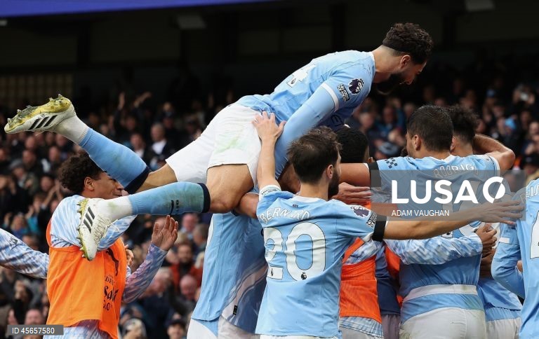 Futebol: Liga inglesa - Manchester City vs Manchester United