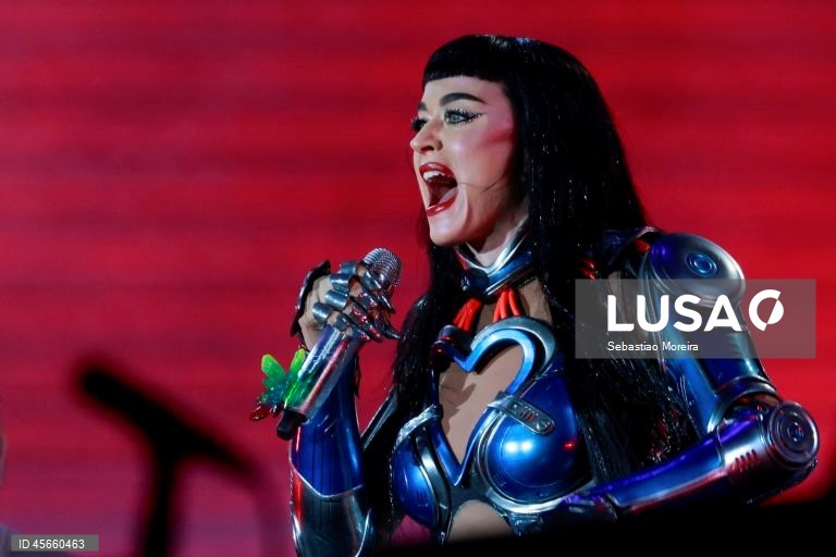 Brasil: Concerto de Katy Perry no Festival 'The Town' em São Paulo