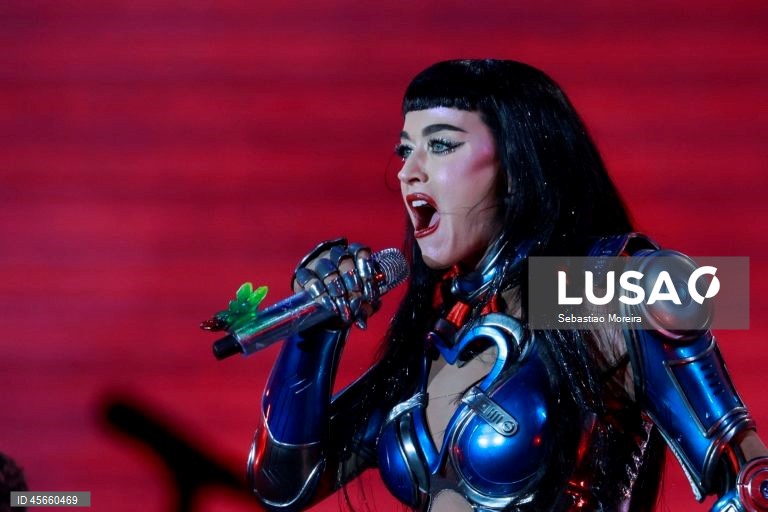 Brasil: Concerto de Katy Perry no Festival 'The Town' em São Paulo