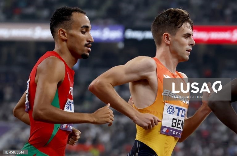 Japão/atletismo: Isaac Nader conquista a medalha de ouro nos 1500m
