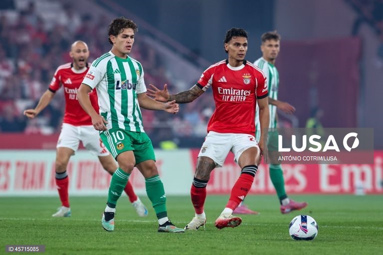 Benfica falhou hoje a subida ao segundo lugar da I Liga de futebol e ficou a quatro pontos do líder FC Porto, ao empatar 1-1 na receção ao Rio Ave, em encontro em atraso da primeira jornada.
