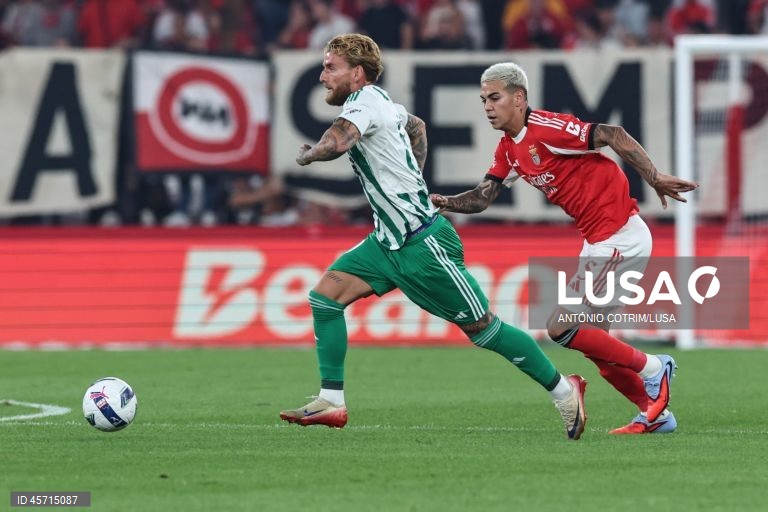 Benfica falhou hoje a subida ao segundo lugar da I Liga de futebol e ficou a quatro pontos do líder FC Porto, ao empatar 1-1 na receção ao Rio Ave, em encontro em atraso da primeira jornada.