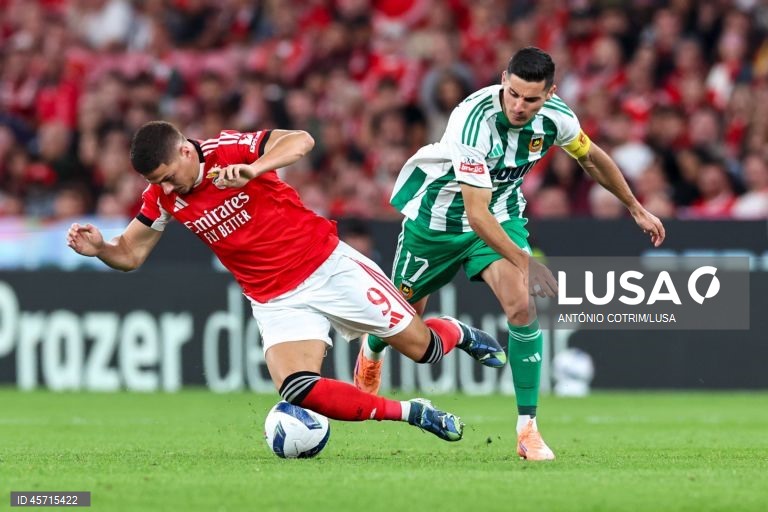 Benfica falhou hoje a subida ao segundo lugar da I Liga de futebol e ficou a quatro pontos do líder FC Porto, ao empatar 1-1 na receção ao Rio Ave, em encontro em atraso da primeira jornada.
