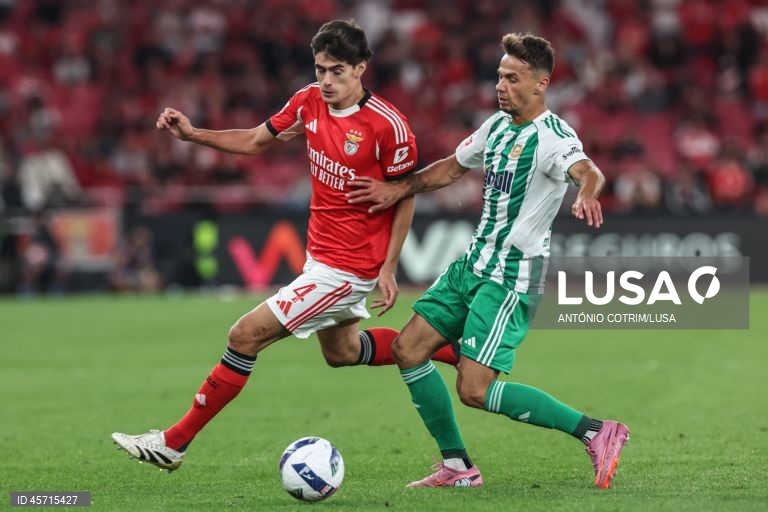 Benfica falhou hoje a subida ao segundo lugar da I Liga de futebol e ficou a quatro pontos do líder FC Porto, ao empatar 1-1 na receção ao Rio Ave, em encontro em atraso da primeira jornada.