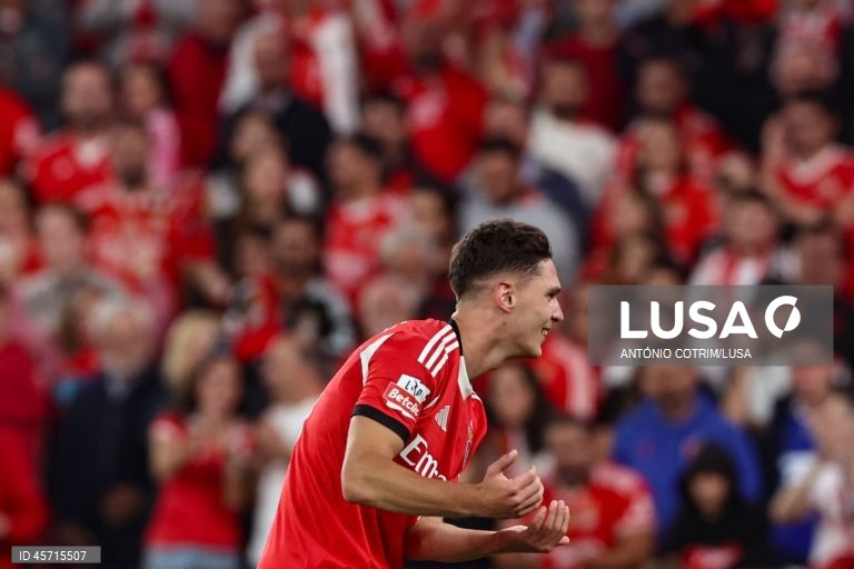 Benfica falhou hoje a subida ao segundo lugar da I Liga de futebol e ficou a quatro pontos do líder FC Porto, ao empatar 1-1 na receção ao Rio Ave, em encontro em atraso da primeira jornada.