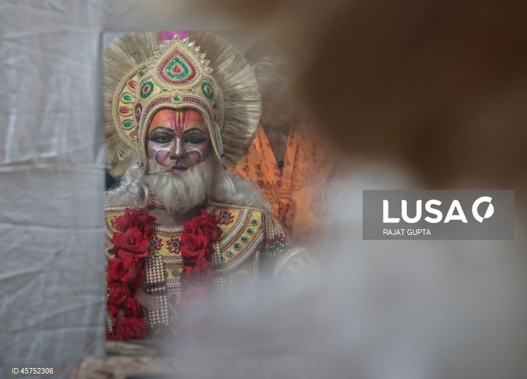 Índia: Apresentação de Ramleela em Nova Deli
