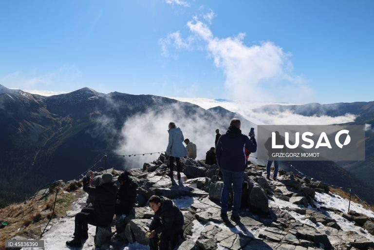 Polónia: Turismo na Montanha Kasprowy Wierch