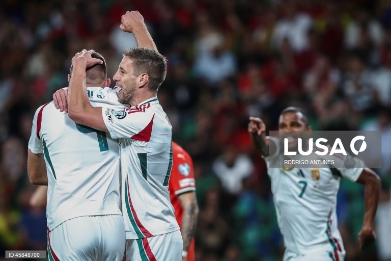 Portugal empatou 2-2 com a Hungria, na quarta jornada do Grupo F de qualificação europeia, e adiou a possibilidade de se apurar já hoje para a fase final do Mundial de futebol de 2026.