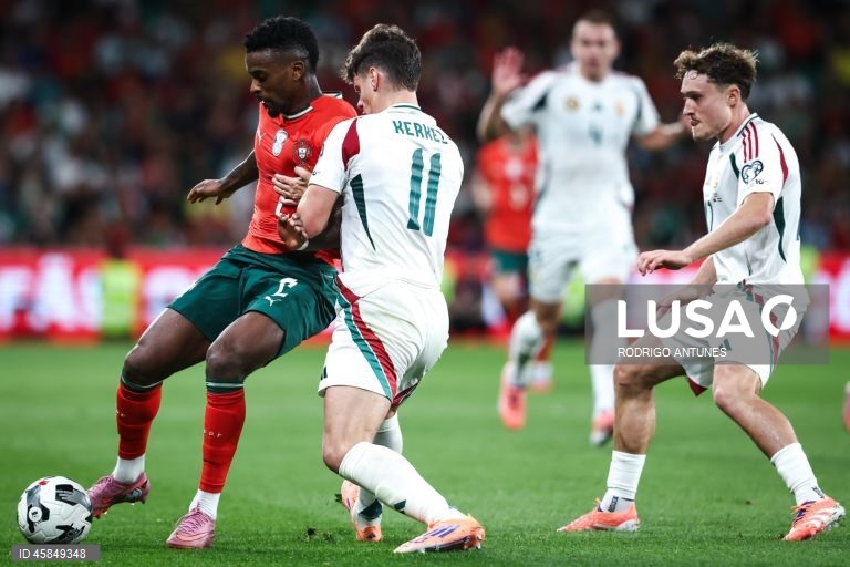 Portugal empatou 2-2 com a Hungria, na quarta jornada do Grupo F de qualificação europeia, e adiou a possibilidade de se apurar já hoje para a fase final do Mundial de futebol de 2026.