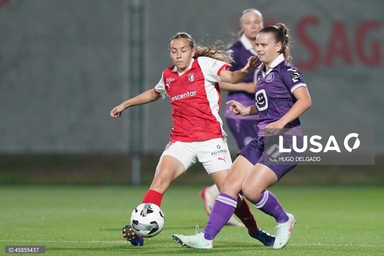 Taça Europa Feminina: Sporting de Braga vs Anderlecht