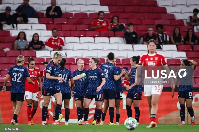 Futebol: Liga dos Campeões Feminina - Benfica vs Arsenal