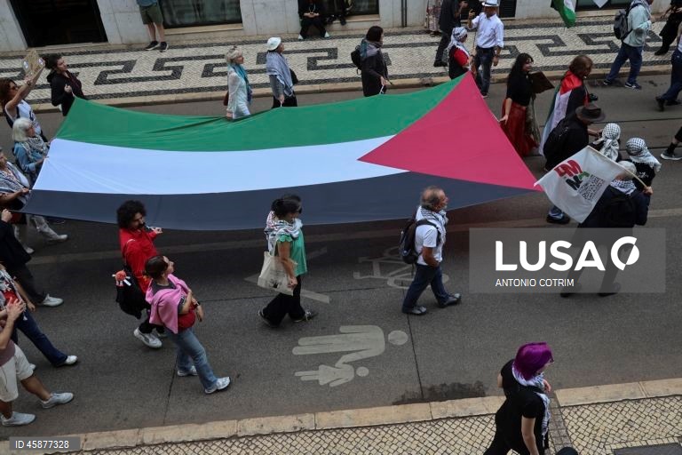 Lisboa: Marcha pela Palestina