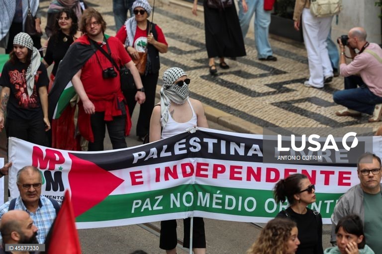 Lisboa: Marcha pela Palestina