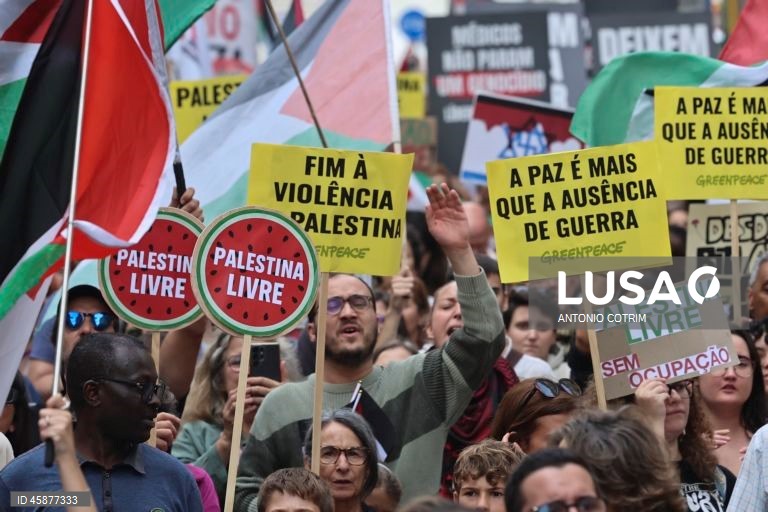Lisboa: Marcha pela Palestina