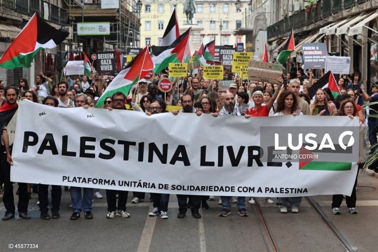 Lisboa: Marcha pela Palestina