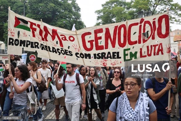 Lisboa: Marcha pela Palestina