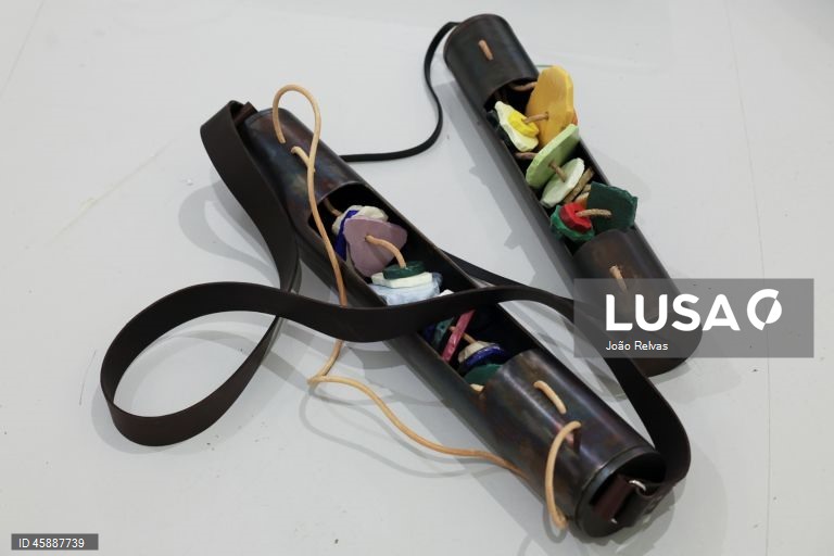 Visita de imprensa à exposição “Notre Feu”, de Isabelle Ferreira que é inaugurada ao público no próximo dia 22 de outubro, no Museu de Arte, Arquitetura e Tecnologia - MAAT Gallery, em Lisboa, 21 de outubro de 2025. JOÃO RELVAS/LUSA