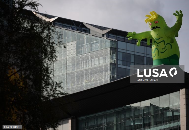 Monstros do Halloween em Manchester