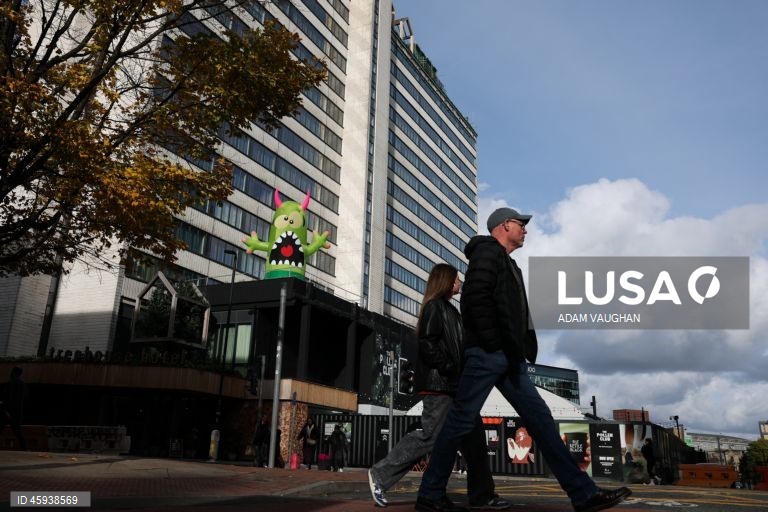 Monstros do Halloween em Manchester