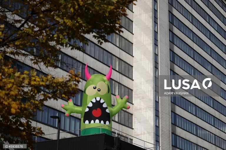 Monstros do Halloween em Manchester