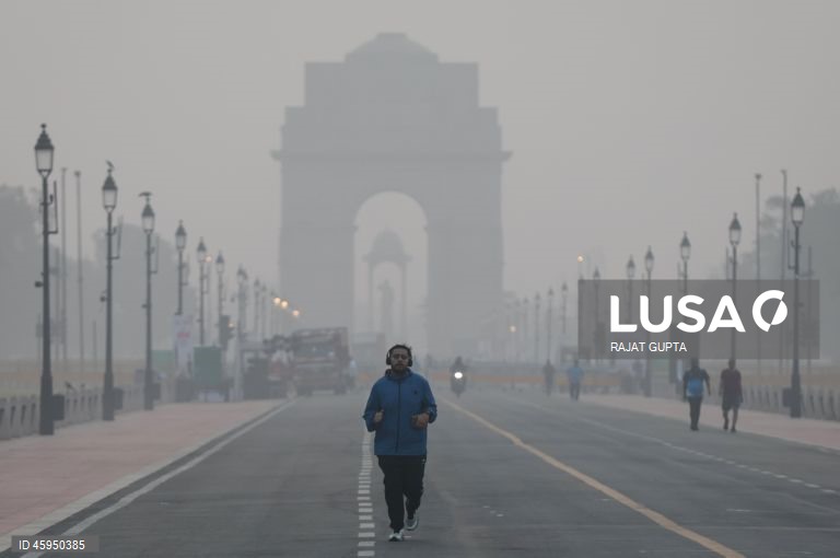 Índia: Poluição atmosférica em Nova Deli