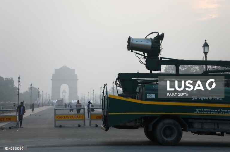 Índia: Poluição atmosférica em Nova Deli