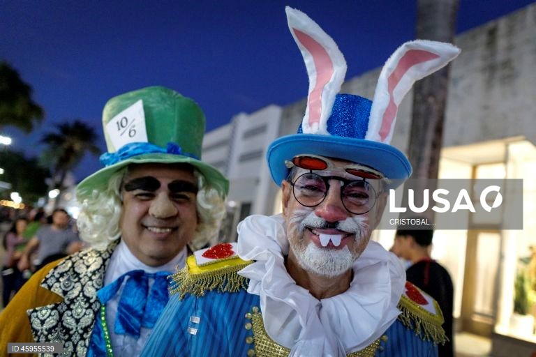 Festa de Halloween em Miami Beach 2025