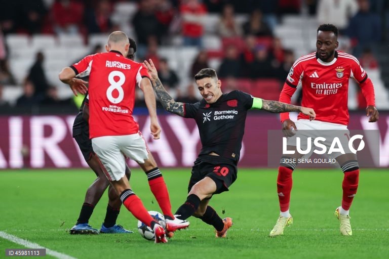 Futebol: Liga dos Campeões - Benfica vs Bayer Leverkusen