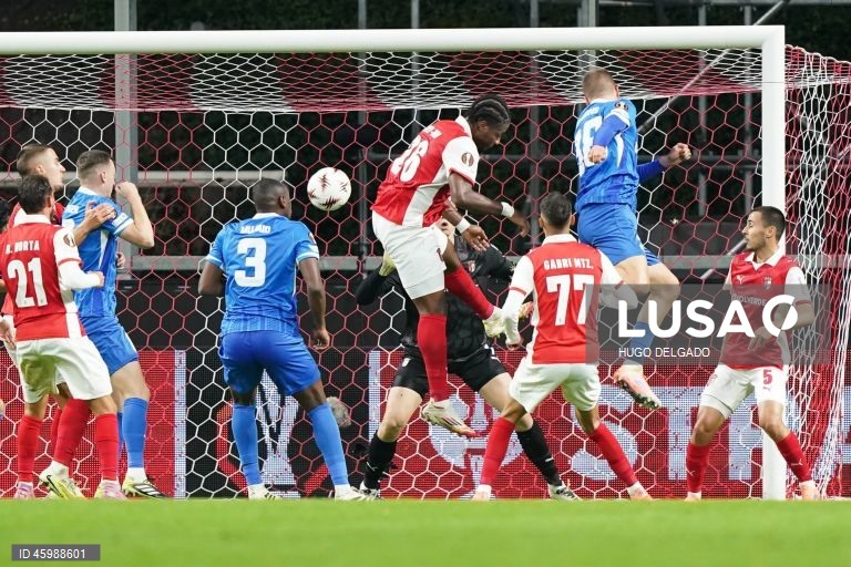 Futebol: Liga Europa - Sporting de Braga vs Genk