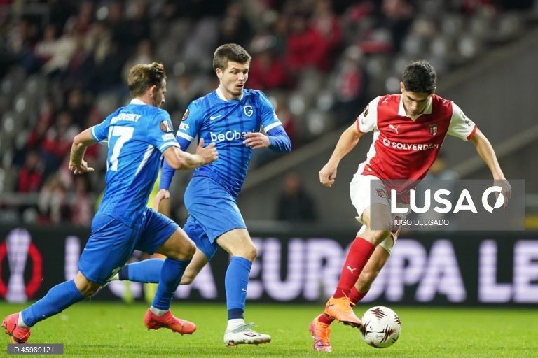 Futebol: Liga Europa - Sporting de Braga vs Genk