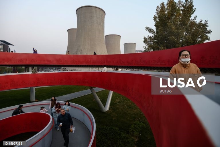 China: Parque Shougang em Pequim