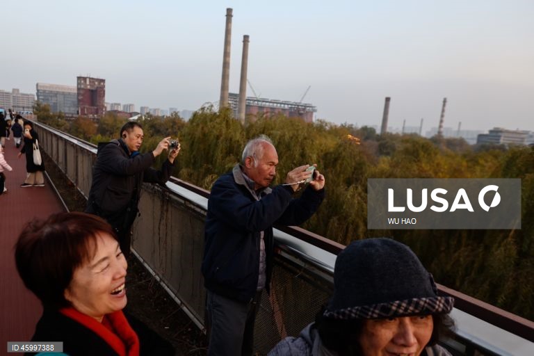 China: Parque Shougang em Pequim