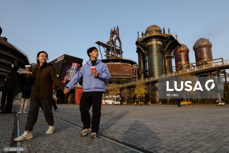 China: Parque Shougang em Pequim