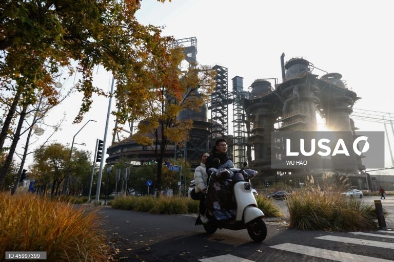 China: Parque Shougang em Pequim