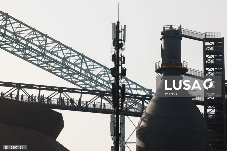 China: Parque Shougang em Pequim