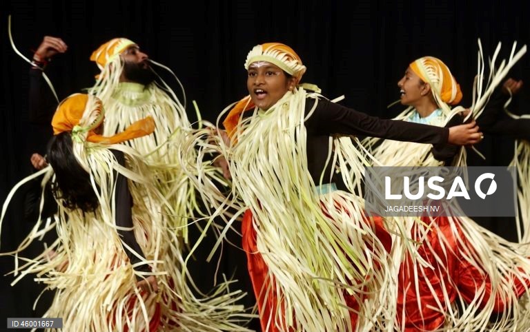 Índia: Evento cultural com crianças em Bangalore