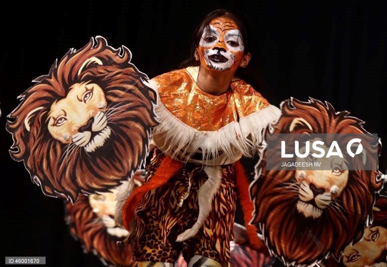 Índia: Evento cultural com crianças em Bangalore