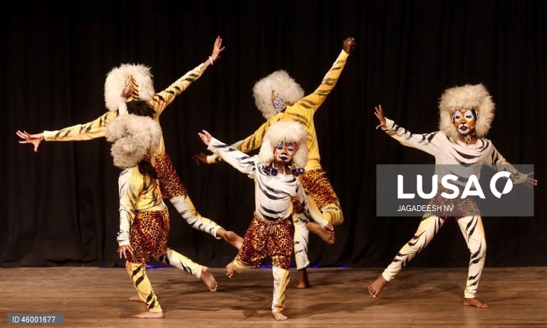 Índia: Evento cultural com crianças em Bangalore