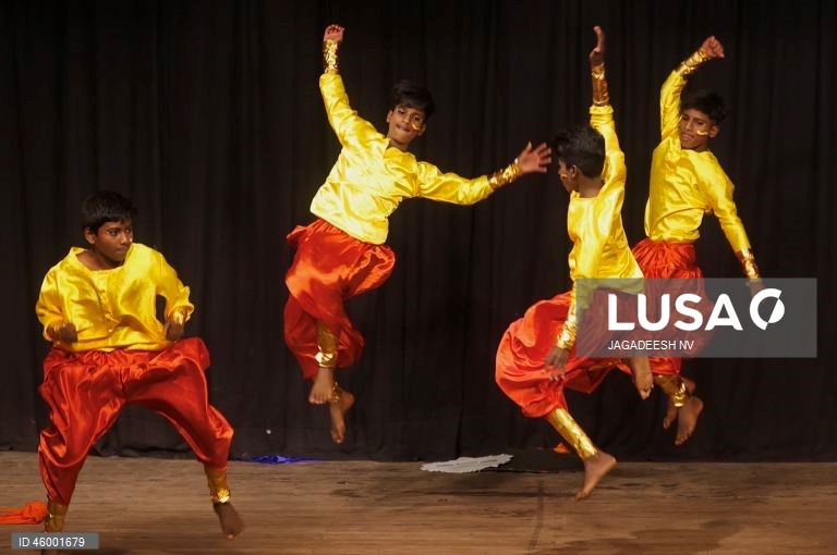 Índia: Evento cultural com crianças em Bangalore