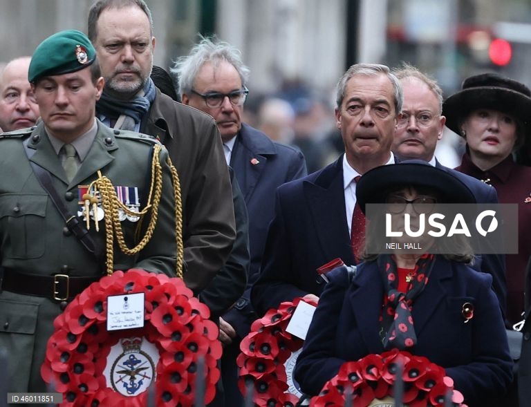 Dia do Armistício em Londres.
