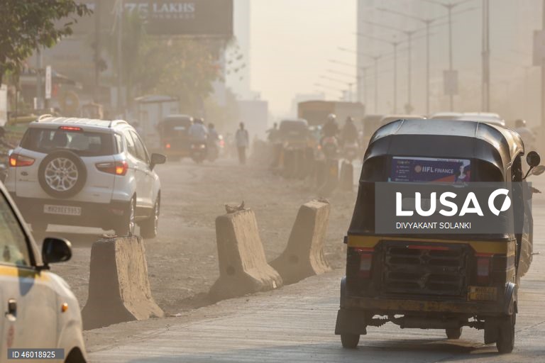 India: Poluição atmosférica em Mumbai
