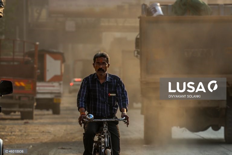 India: Poluição atmosférica em Mumbai