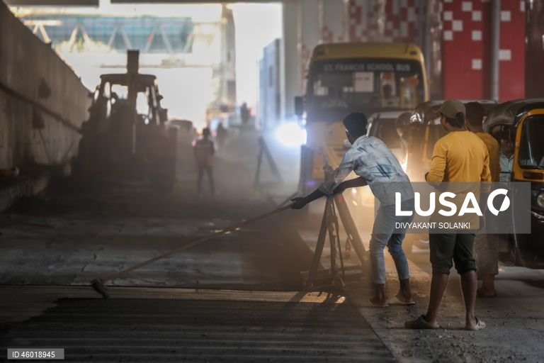 India: Poluição atmosférica em Mumbai